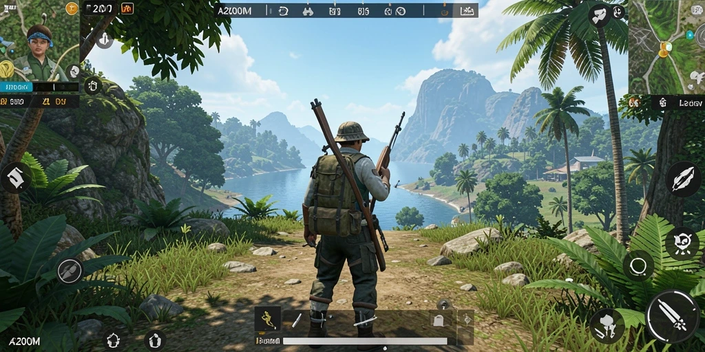 Gameplay seru di dunia terbuka A200M dengan grafis menakjubkan.