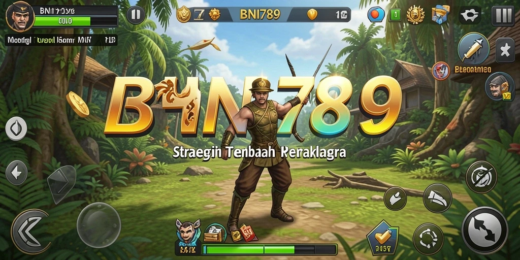 Tangkapan layar BNI789 menampilkan momen intens dalam pertempuran strategi.