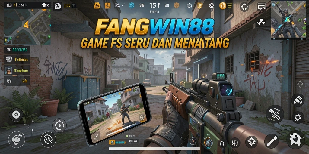 Screenshot dari gameplay FANGWIN88 yang menampilkan aksi tembak-menembak seru.