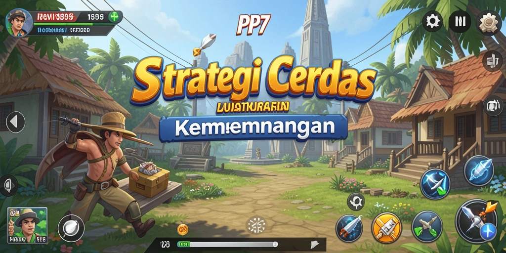 Tampilan utama gameplay PP7 dengan aksi strategi intens.