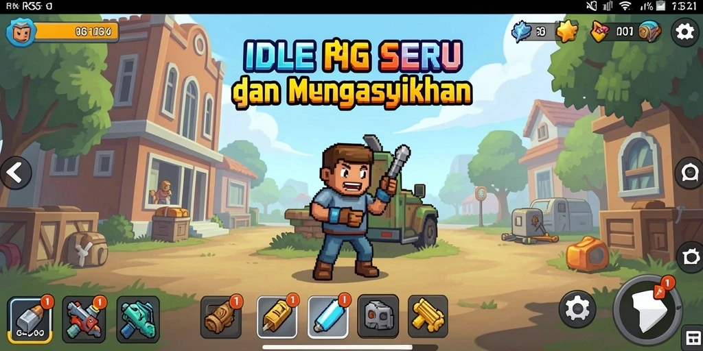 Tampilan menarik gameplay RK55 yang mengasyikkan dan interaktif.