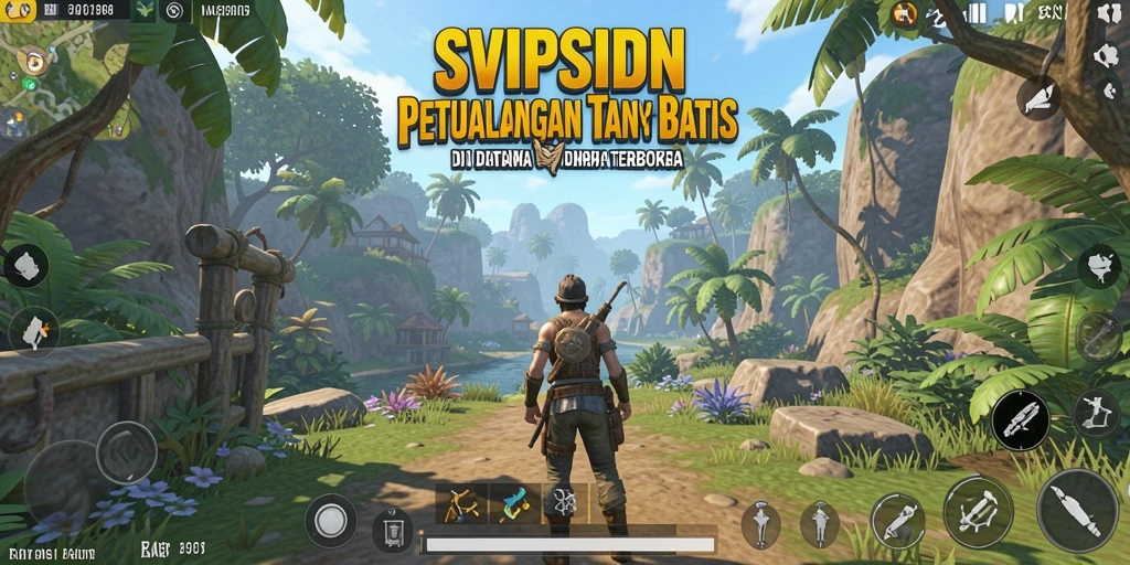 Tangkapan layar gameplay menampilkan petualangan di alam terbuka yang memukau.