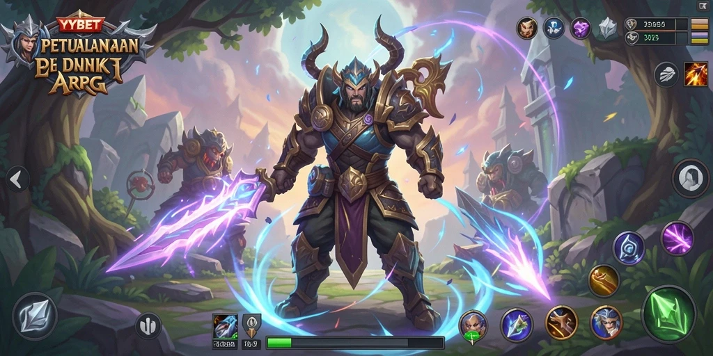 Tampilan gameplay menarik dari YYBET dalam pertempuran ARPG.